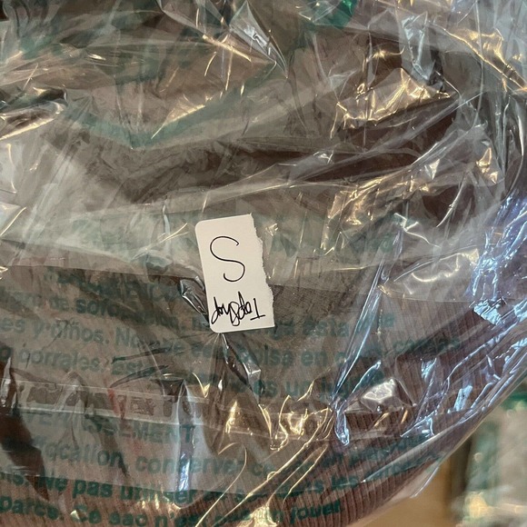 Women's TOPSHOP Cropped Collared Sweatshirt in Brown Size 2 Xs Trendy - Picture 9 of 9